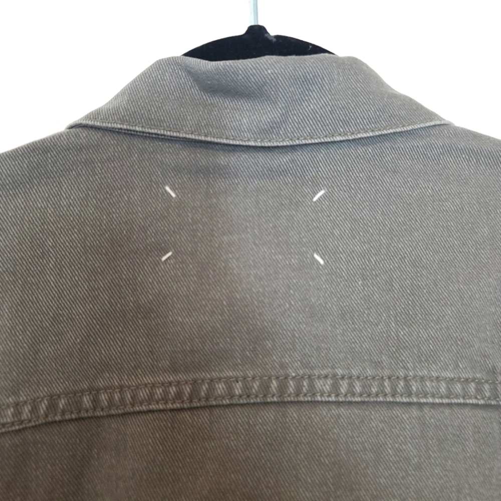 Maison Margiela Men’s Luxury Denim Jacket – Made in Italy – Gray – Size 46 - Picture 11 of 13